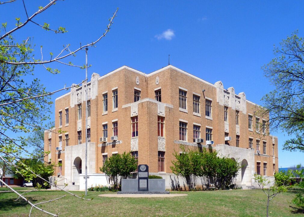 #49. Collingsworth County, Texas (tie)